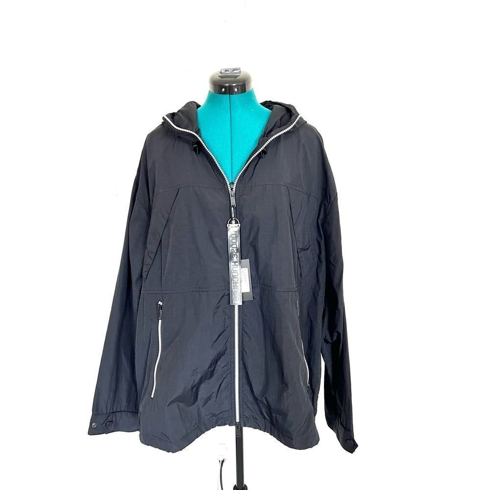 Moose Knuckles Steroes Anorak wind break jacket black